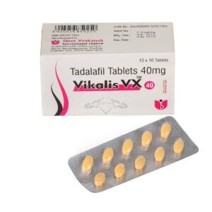 Vikalis VX (Tadalafil) - dublă doză de Cialis - 10 tablete. x 40 mg.