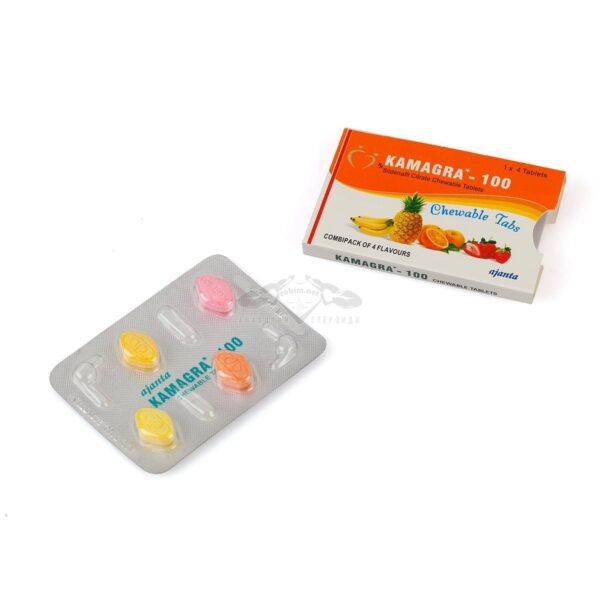 Kamagra Chewable &amp; Soft / Kamagra Chewable Soft Tablets - 4 comprimate x 100 mg.