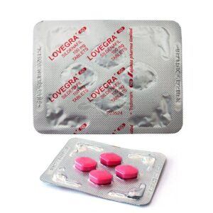 Lovegra Female Viagra (Citrat de sildenafil) - 4 comprimate x 100 mg.