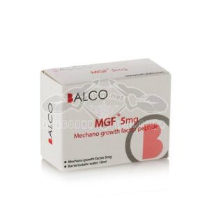 MGF (factor de creștere mecanică) 5 mg + apă bacteriostatică 10 ml.