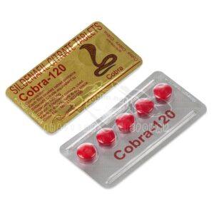 Cobra 120 / Cenforce (Sildenafil) - 5 comprimate x 120 mg.