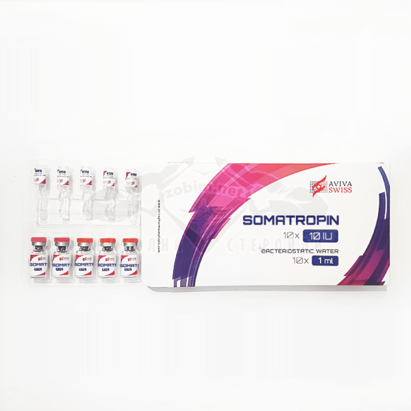 Somatropin HGH (cu apă bacteriostatică inclusă) - 10 amp. x 10 UI