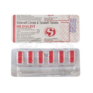 Sildalist (sildenafil + tadalafil) - 6 comprimate x 120 mg.