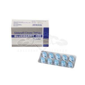 Blueberry 100 (Citrat de sildenafil) - 10 comprimate x 100 mg.