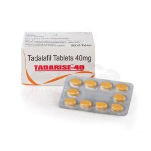 Tadarise 40 (Tadalafil) - dublă doză de Cialis - 10 tablete. x 40 mg.