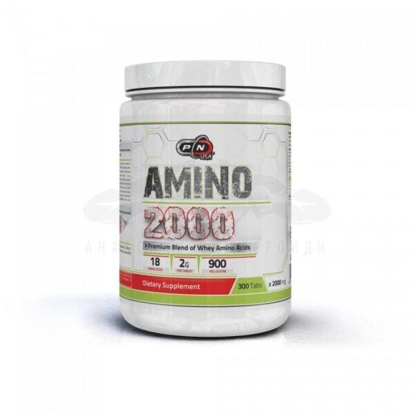 Pure Nutrition - AMINO 2000 mg. + LEUCINE - 300 Tablete