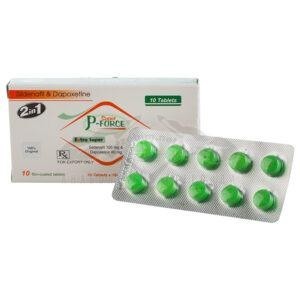 Super P-Force (Sildenafil Citrate 100 мг. + Dapoxetine 60 мг.) - 10 табл.