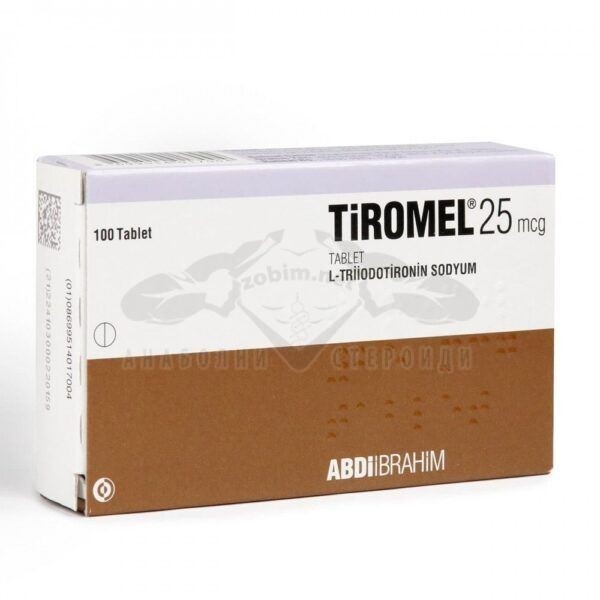 Tiromel (T-3 turcesc) - 100 tablete x 25 mcg.