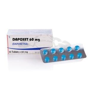 Dapoxet 60 (Dapoxetine) - 10 табл. х 60 мг.